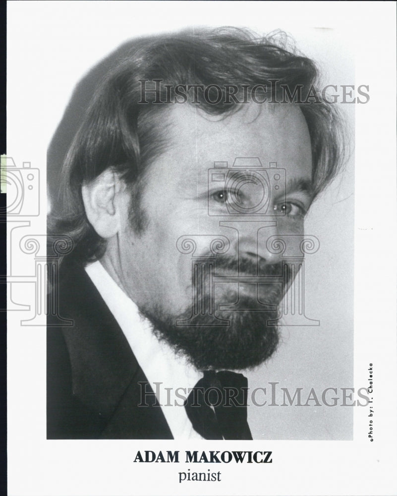 Press Photo Adam Makowicz Canadian Pianist Composer Jazz Classical - Historic Images