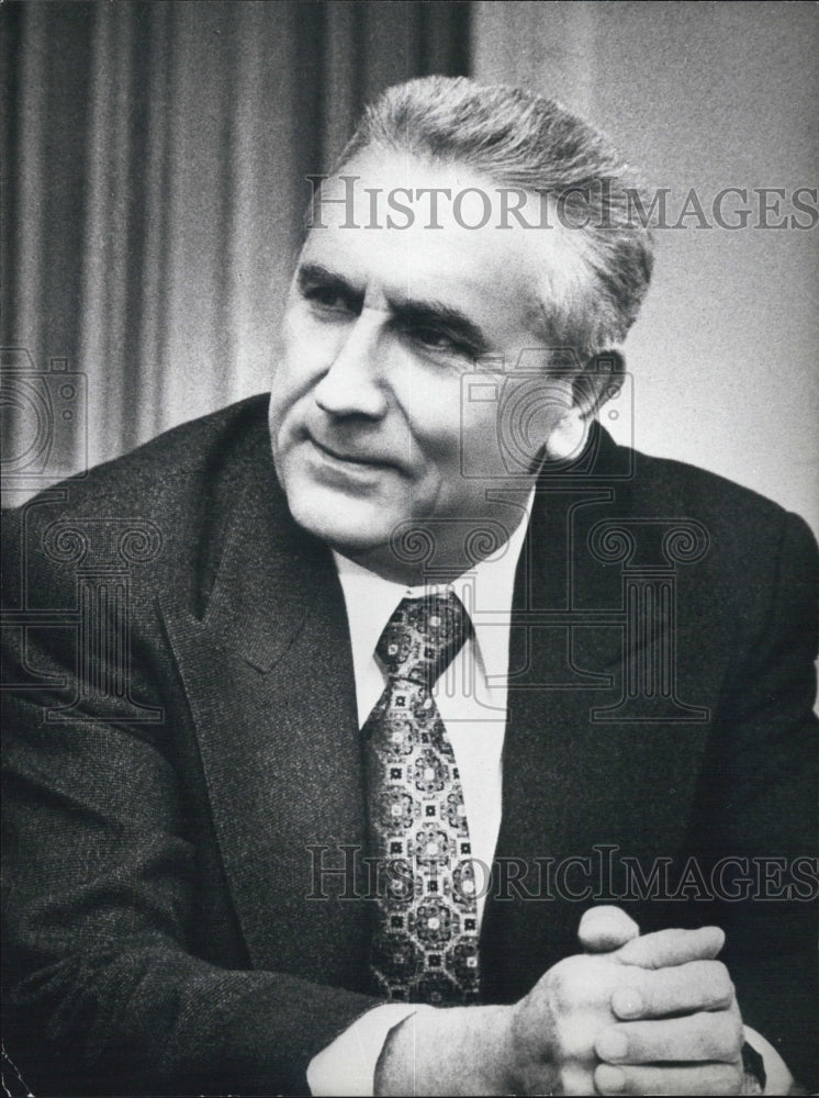 1977 Edward Gierek, 1st Secy of the Polish United Party Central - Historic Images