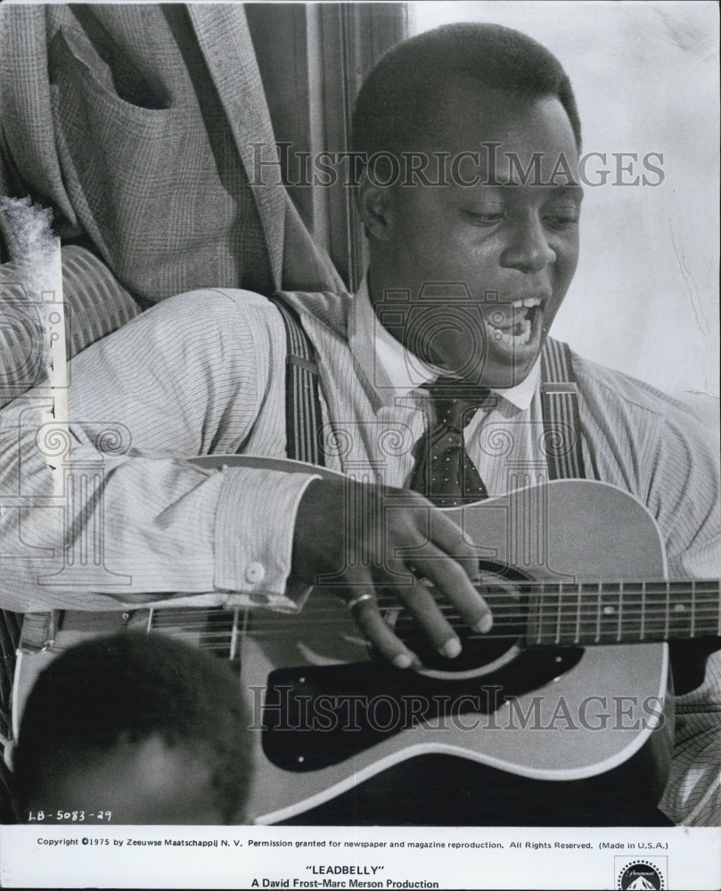1975 Roger Mosley as Hughie Ledbetter in "Leadbelly" - Historic Images