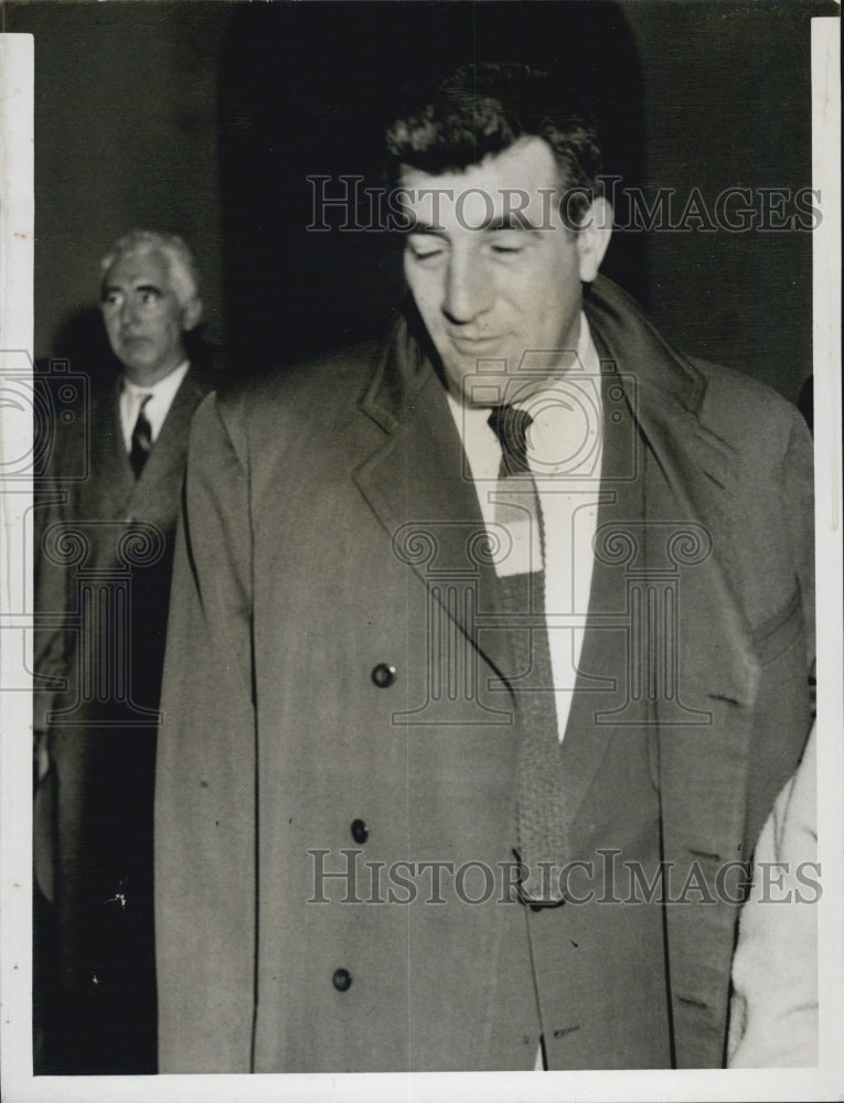 1955 Press Photo Phillip Koritz at the State House Hearing - Historic Images