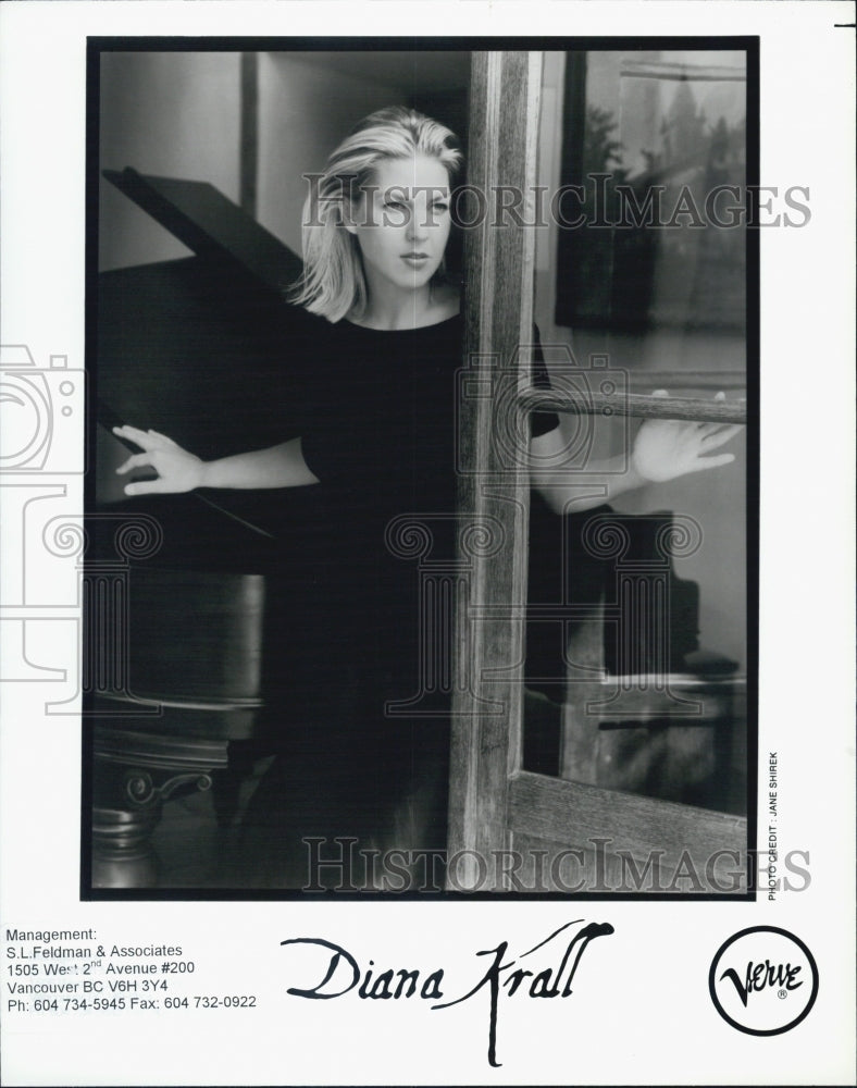 Press Photo Diana Krall, Pianist - Historic Images