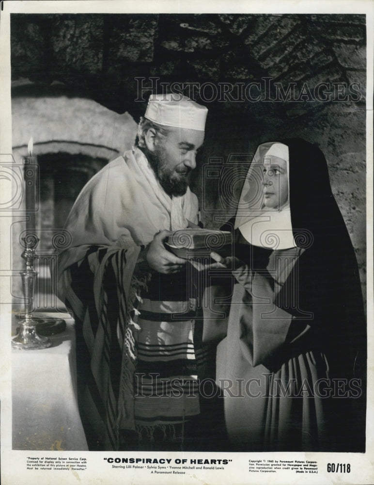 1960 Press Photo Conspiracy of Hearts, Starring Lili Palmer and Ronald Lewis - Historic Images