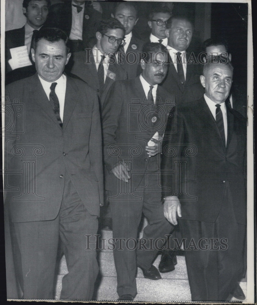 1967 Soviet Premier, Alexei Kosygin and Andrei Gromykov at the UN - Historic Images