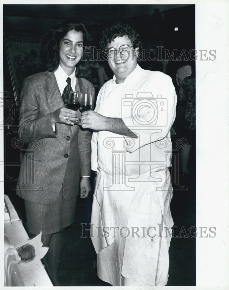 1993 Press Photo Four Seasons Hotel Chef Michael Kornick - Historic Images