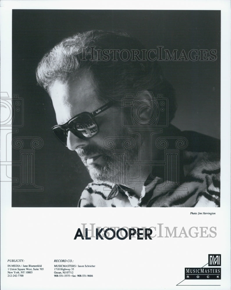 Press Photo Al Kooper Songwriter Record Producer Musician Music Masters - Historic Images