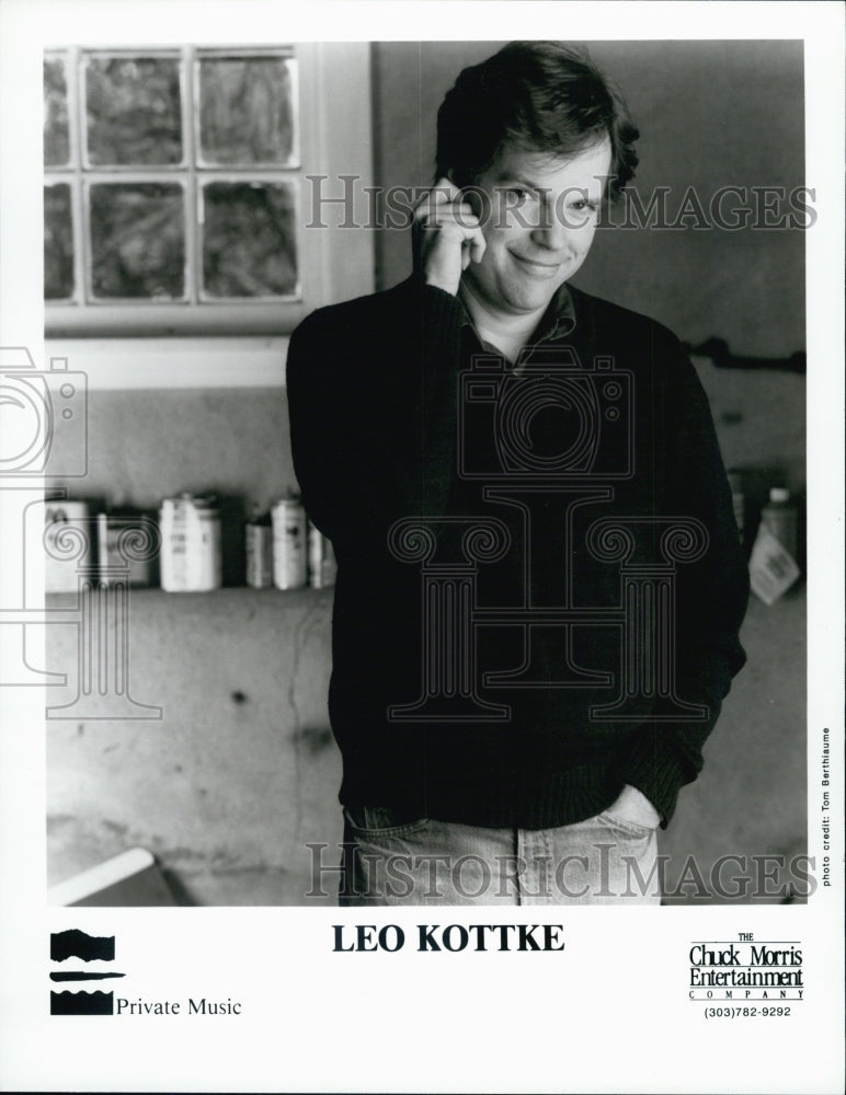 Press Photo Musician Leo Kottke - Historic Images