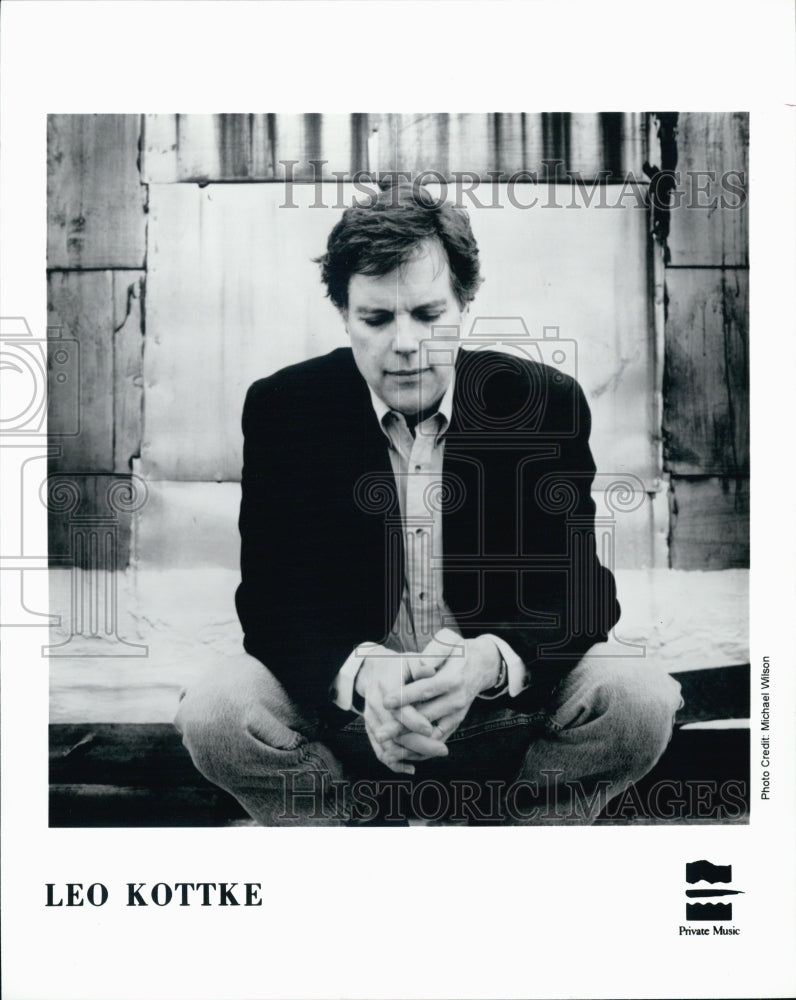 Press Photo Leo Kottke Acoustic Guitarist Private Music Label - Historic Images
