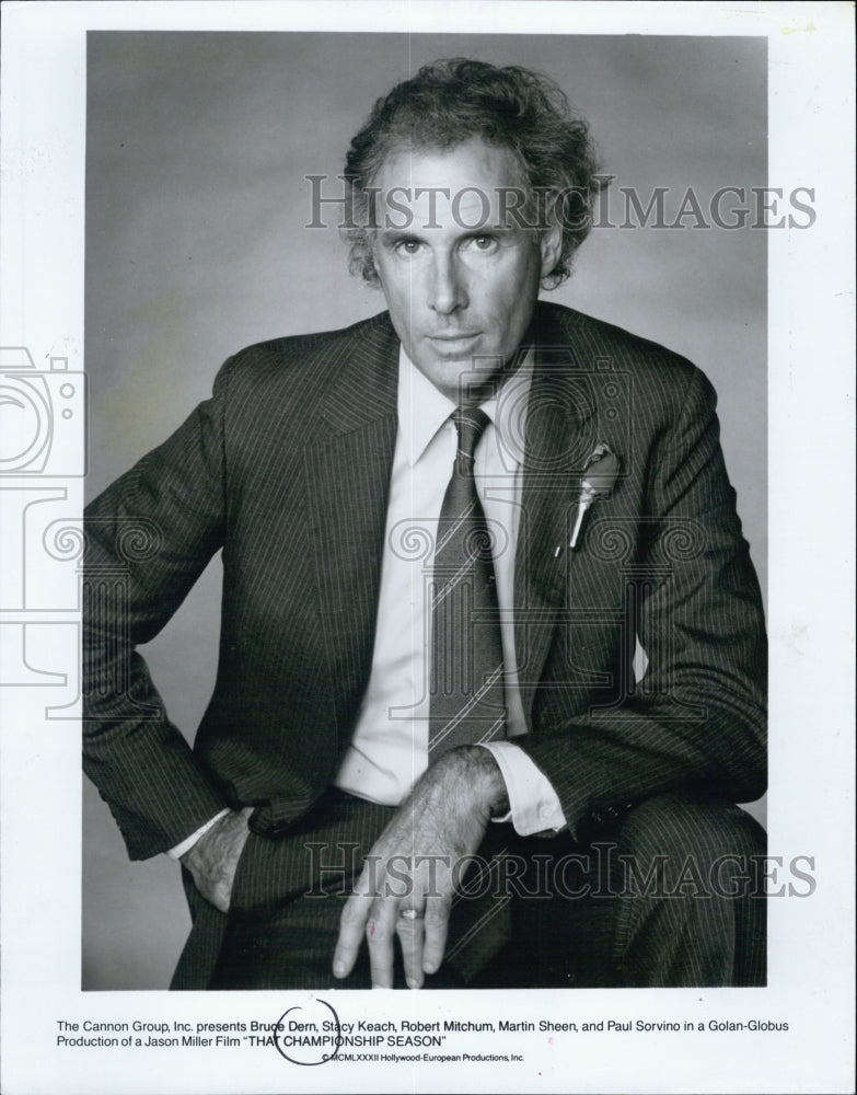 1982 Press Photo Actor Bruce Dern Movie That Championship Season - Historic Images