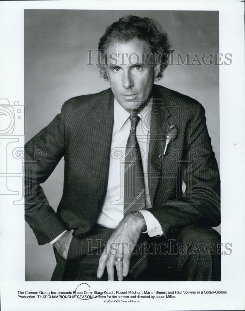 1982 Press Photo Actor Bruce Dern in the film &#39;That Cahmpionship Season&#39; - Historic Images