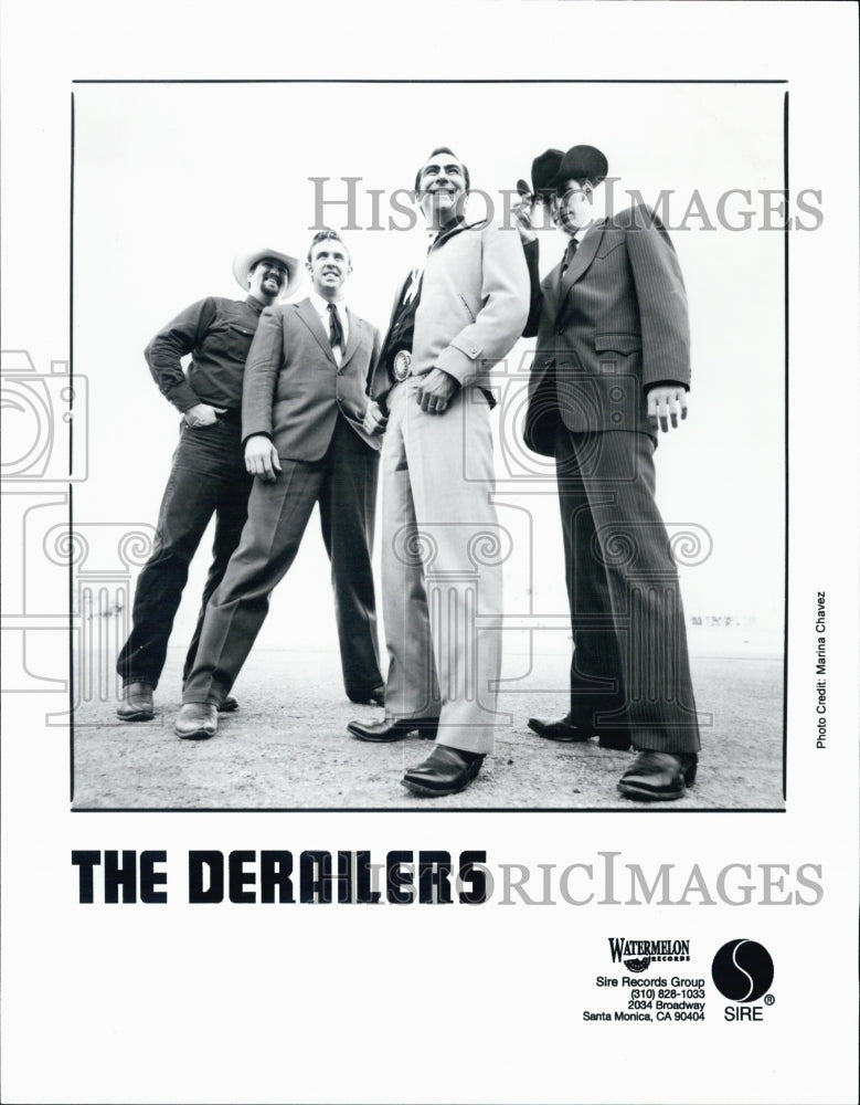 1998 Press Photo Music band the Derailers - Historic Images