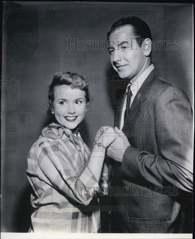 1955 Press Photo Don Taylor and Diana Jergens - Historic Images