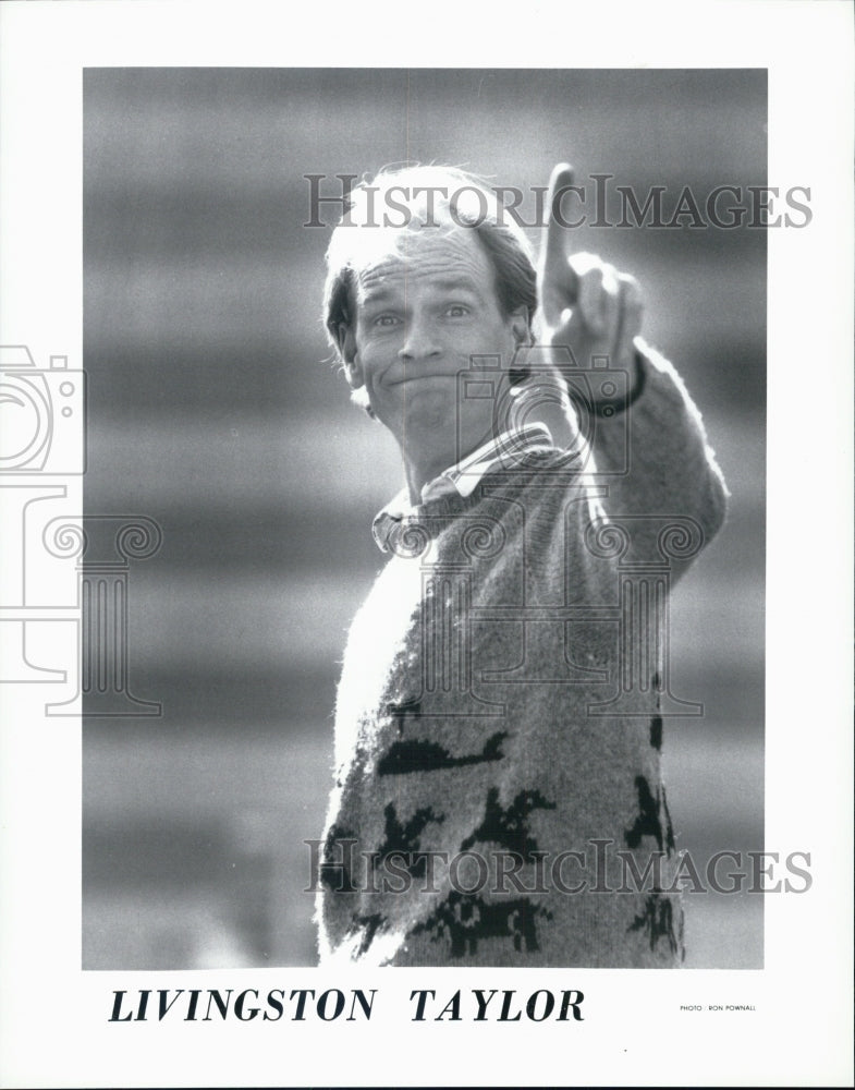 Press Photo Livingston Taylor - Historic Images