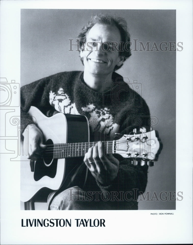 Press Photo Musician Livingston Taylor - Historic Images