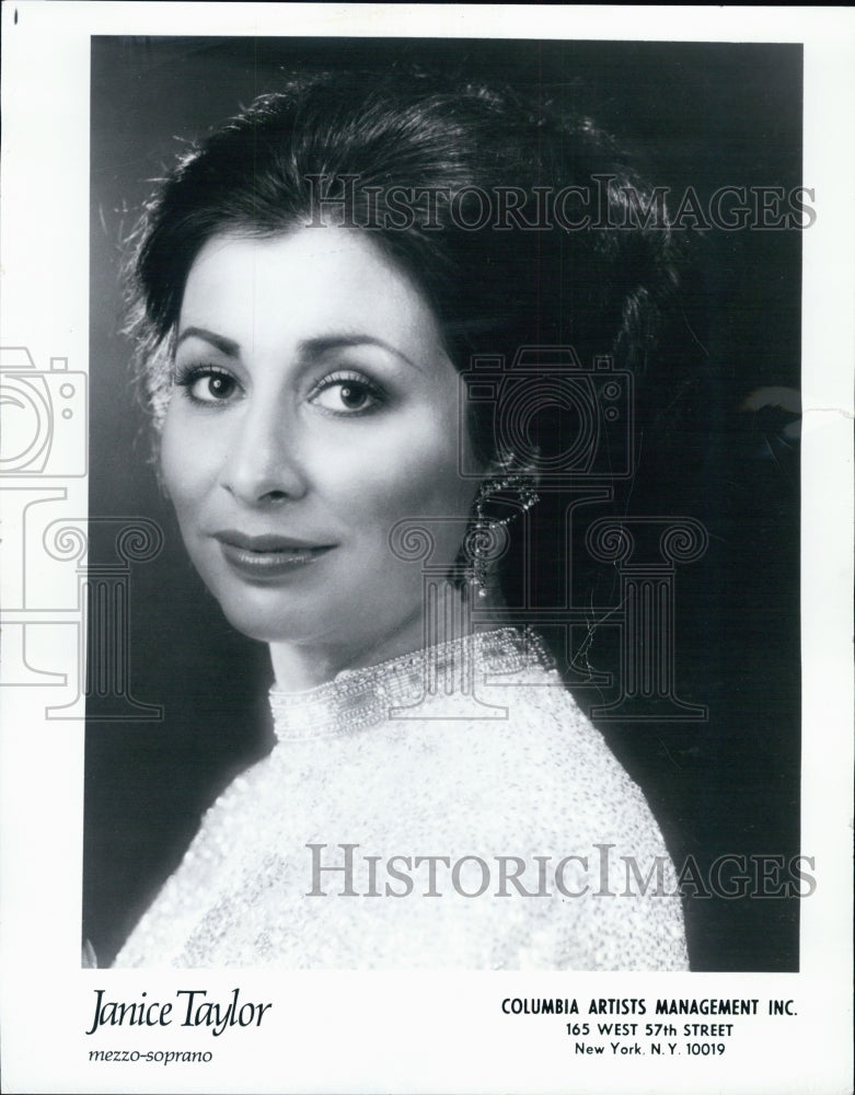 1983 Press Photo Janice Taylor To Perform With Boston Symphony Orchestra - Historic Images