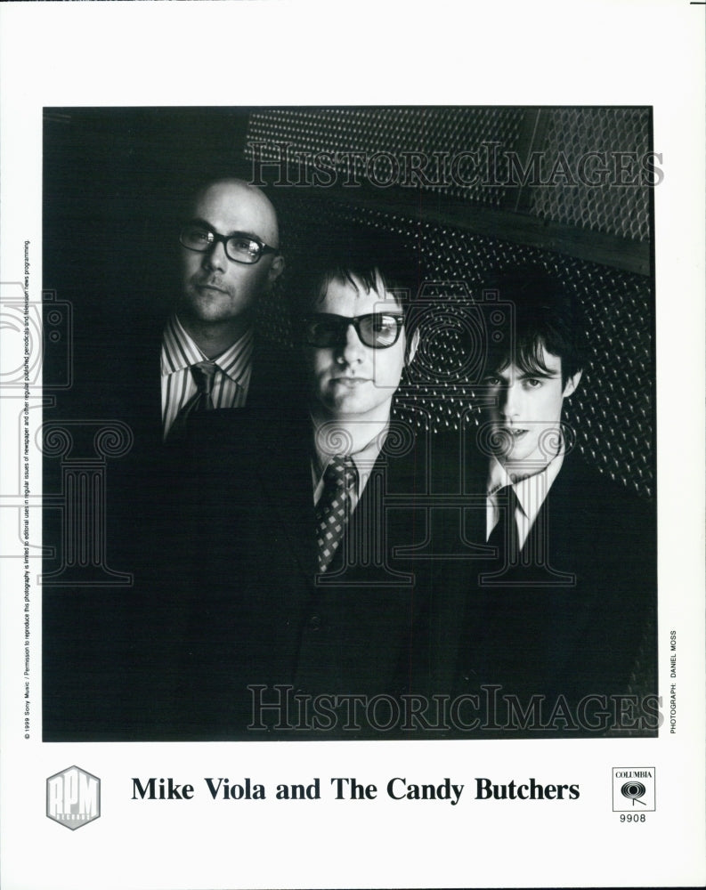 19990 Press Photo Mike Viola and TheCandy Butchers - Historic Images