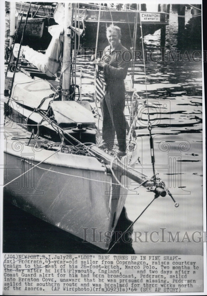 1964 Axel Pedersen Sailor from Copenhagen. - Historic Images