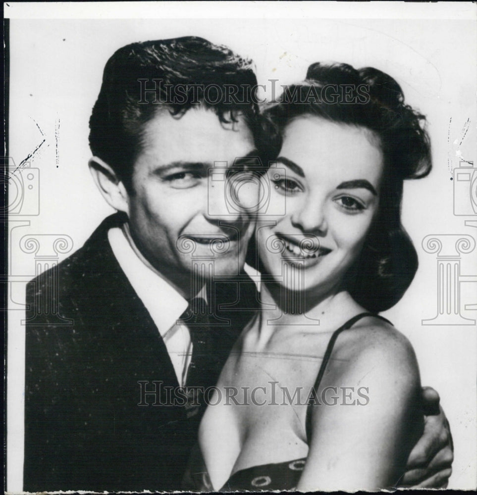 1959 Miss Sanita Peikey,Miss New York and Actor Gary Spencer - Historic Images