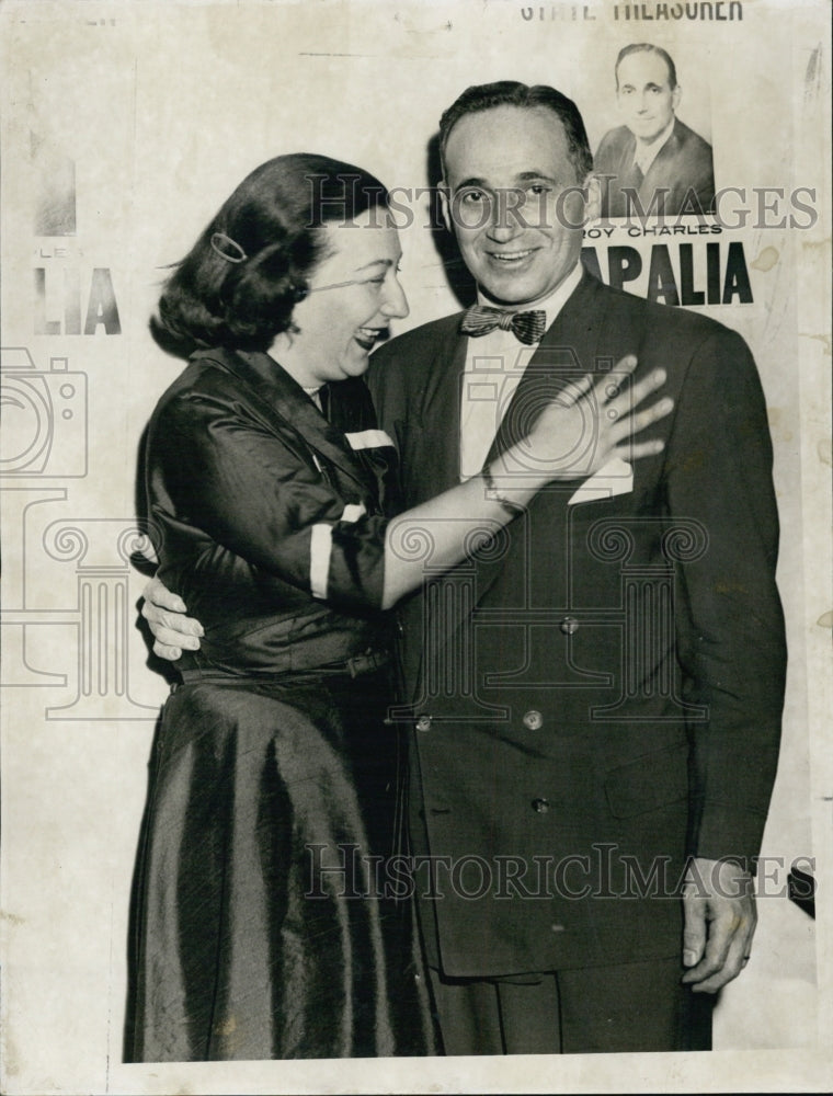 1952 Roy Papilia and wife Lavinia - Historic Images