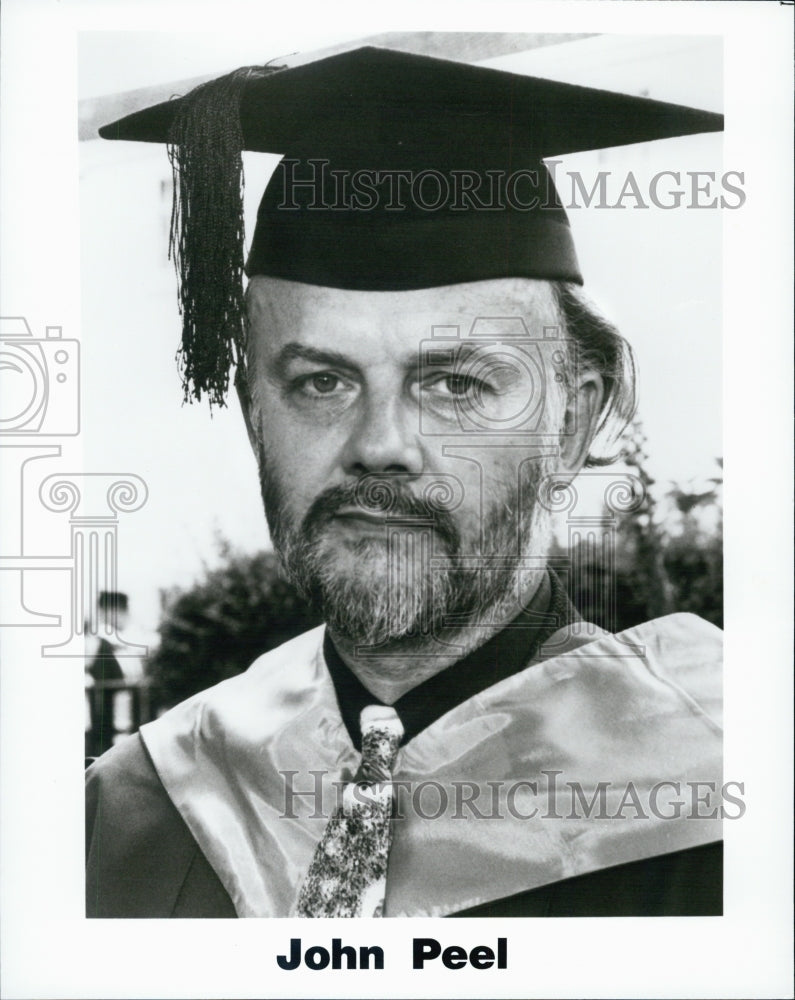 Press Photo English Disc Jockey John Peel - Historic Images