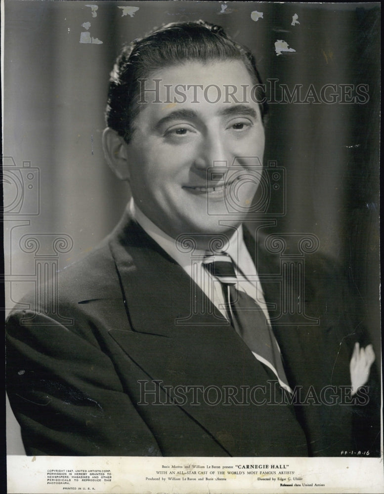 1948 American Operatic Tenor Jan Peerce - Historic Images