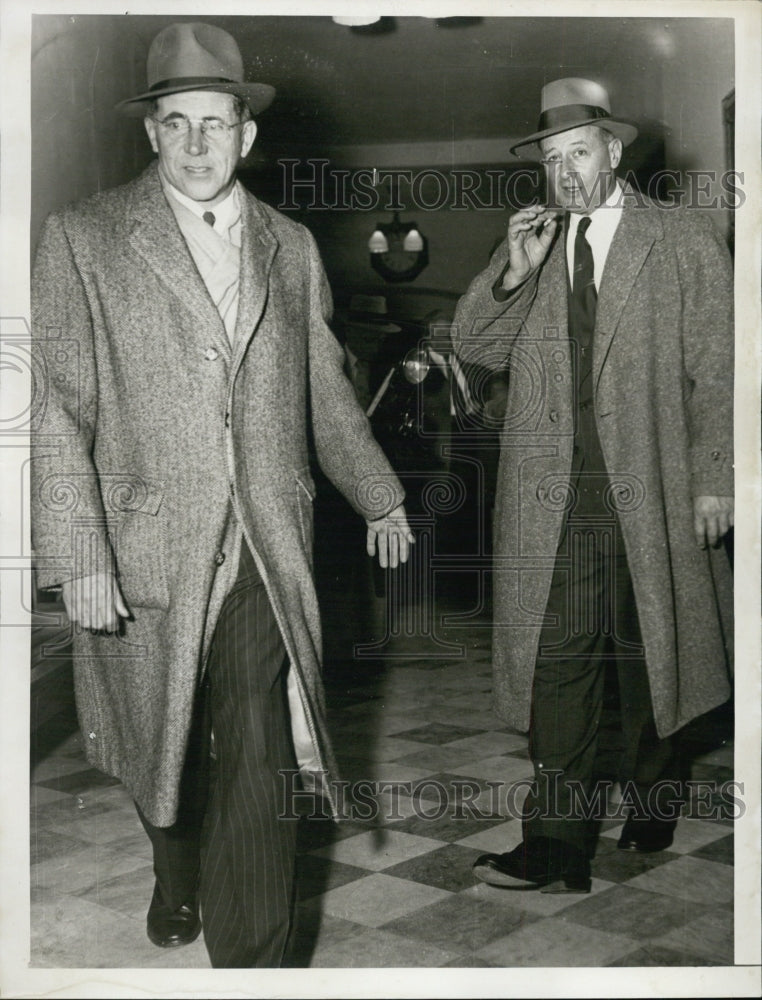 1956 Dist. Attorney John Wheatley & Lt. Harold Peloquin - Historic Images