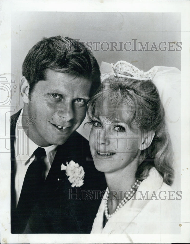 1968 Actor Robert Morse and Actress E.J. Peaker in "That's Life" - Historic Images