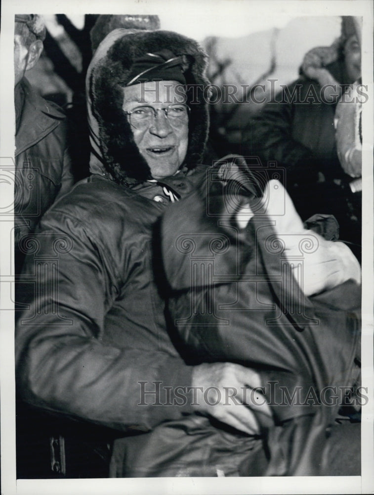 1952 Press Photo President Elect Dwight Eisenhower in Korea - Historic Images