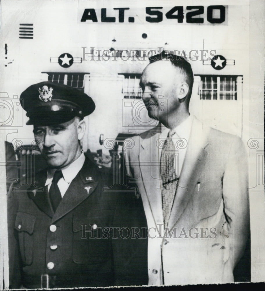 1955 John Eisenhower (R) &amp; Thomas Mattingly shows in the picture - Historic Images