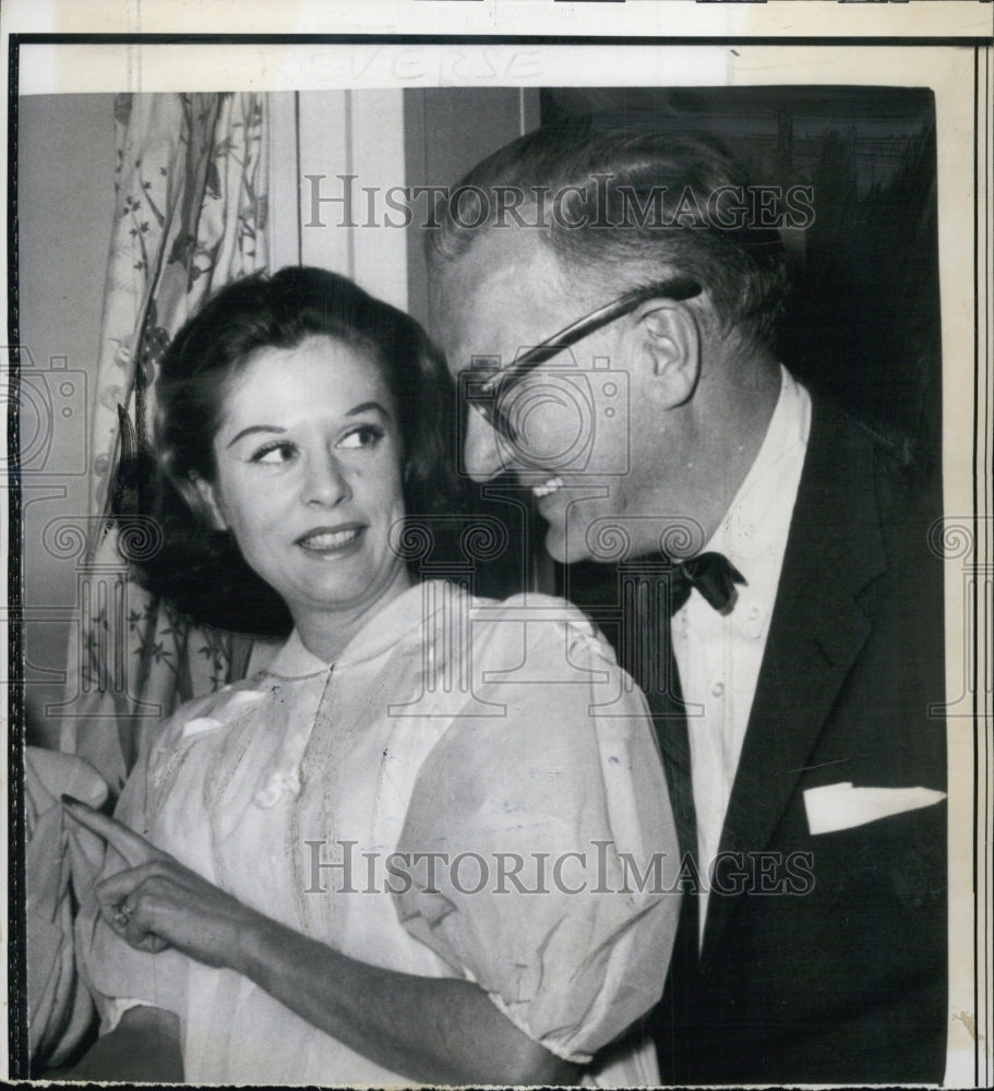 1961 Press Photo Pamela Garroway Wife Dave Garroway - RSG87229 - Historic Images