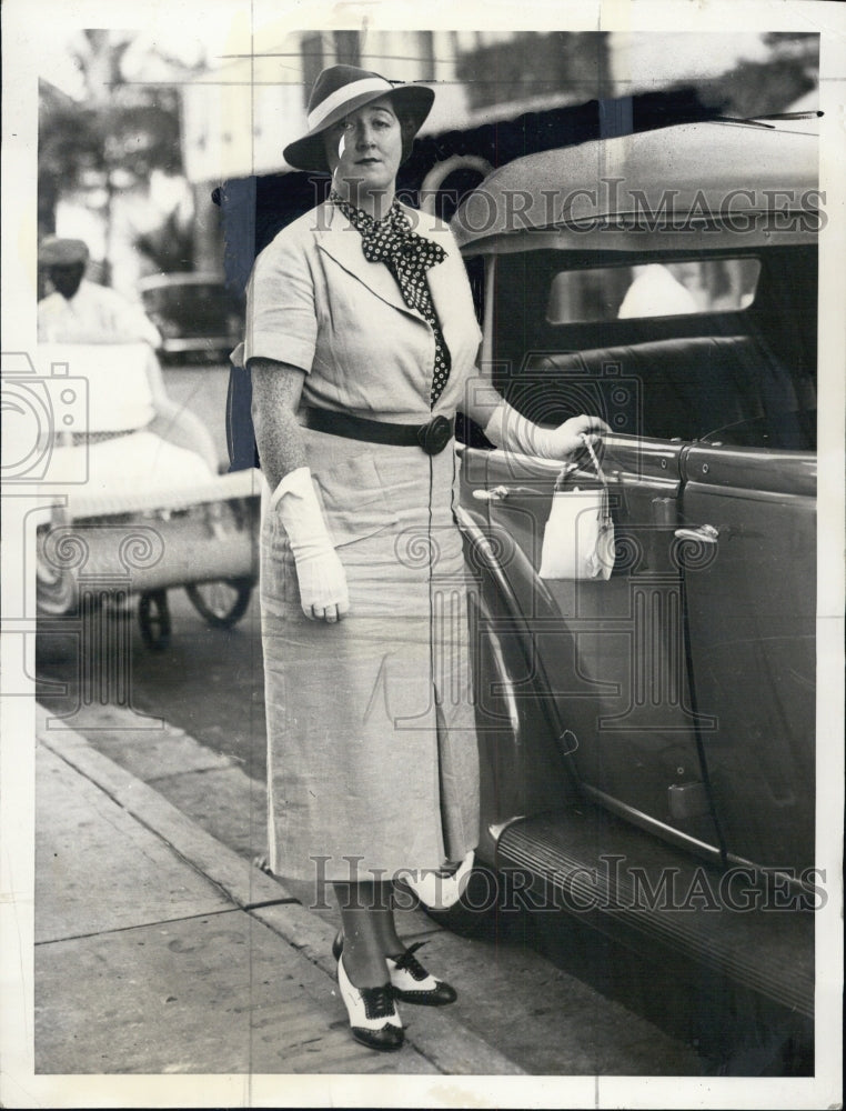 1936 Mrs. Richard Washburn Child Former Wife Of Italy's Ambassador-Historic Images