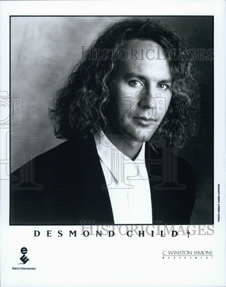 Press Photo Desmond Child - Historic Images