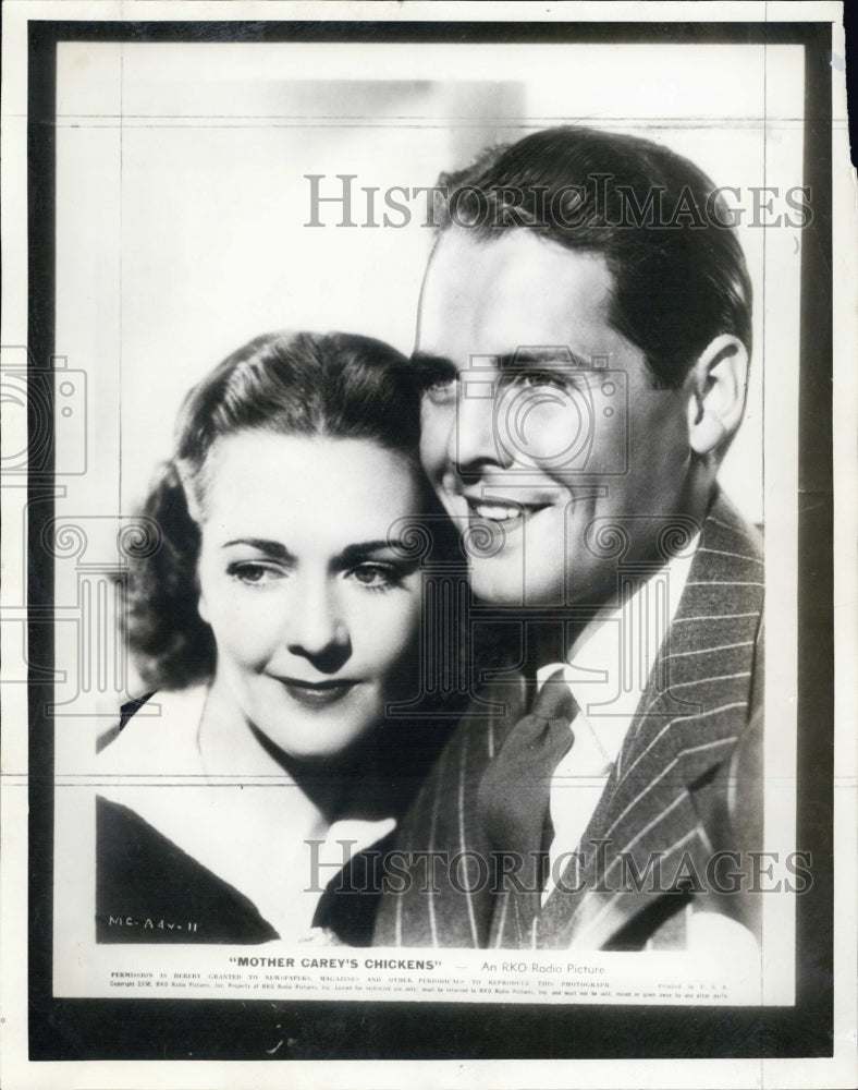 1938 Ruby Keeler James Ellison Mother Carey's Chickens - Historic Images