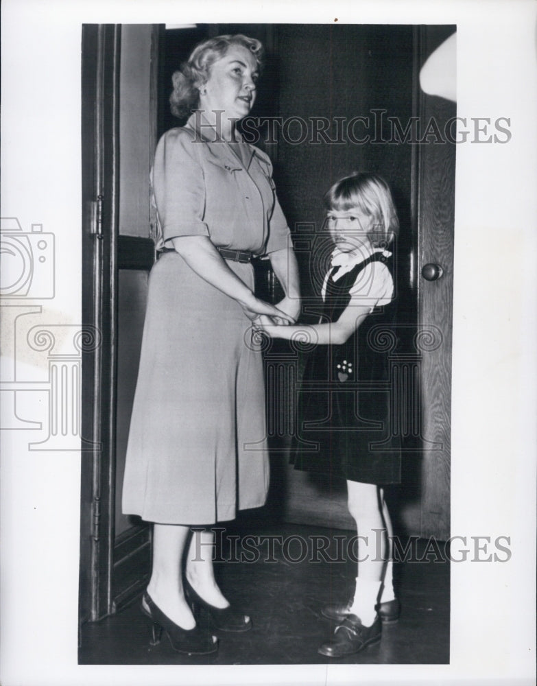 1949 Karen Kuechenmeister who was kidnapped from her detroit home-Historic Images