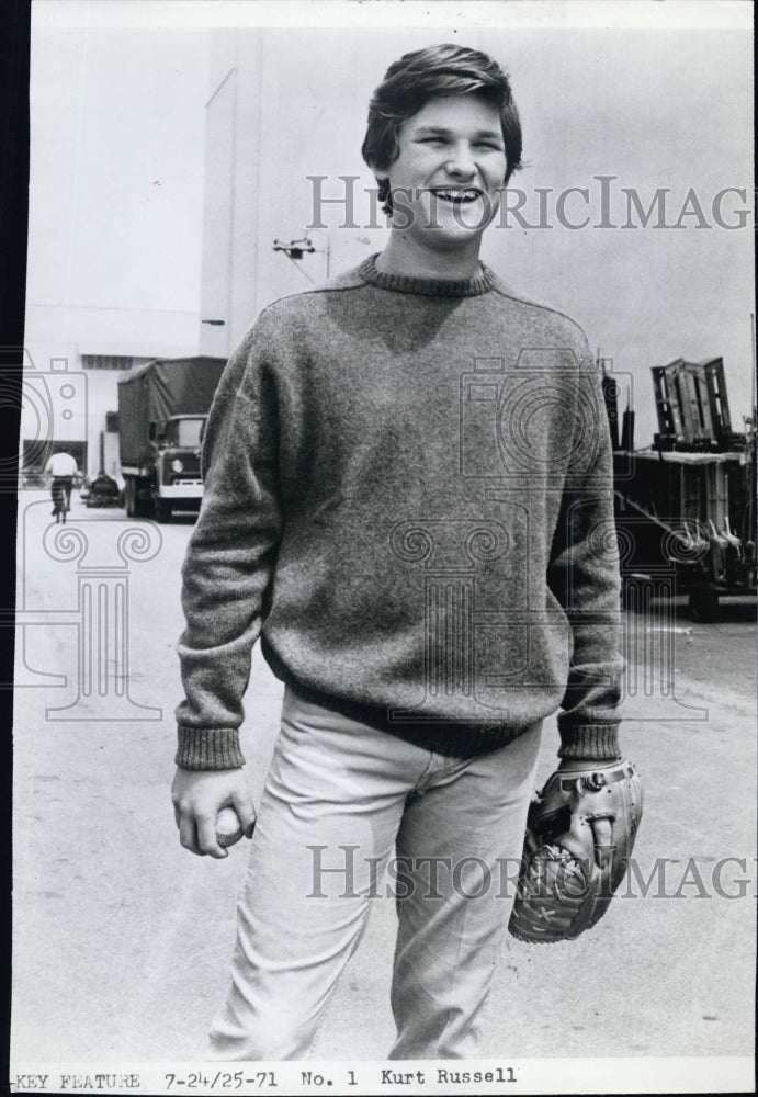 1971 Press Photo Kurt Russell - Historic Images