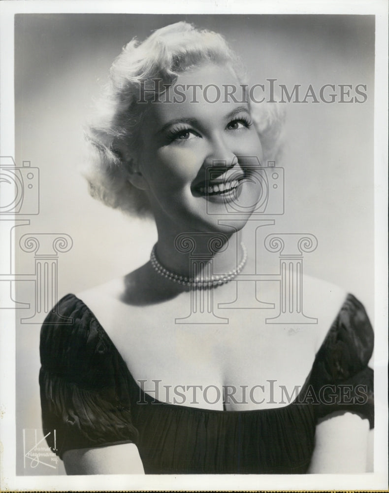 1954 Comedienne Bibi Osterwald The Golden Apple Miss Look Alike - Historic Images