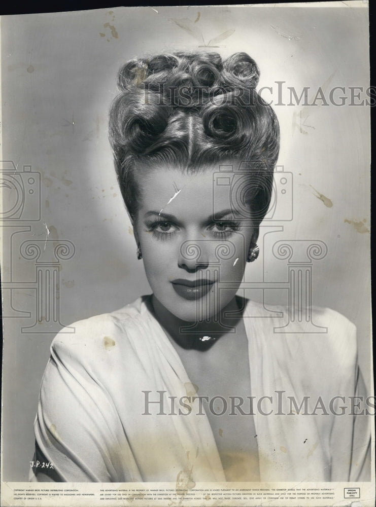 1949 Press Photo Janis Paige Reno Beauty Queen - Historic Images