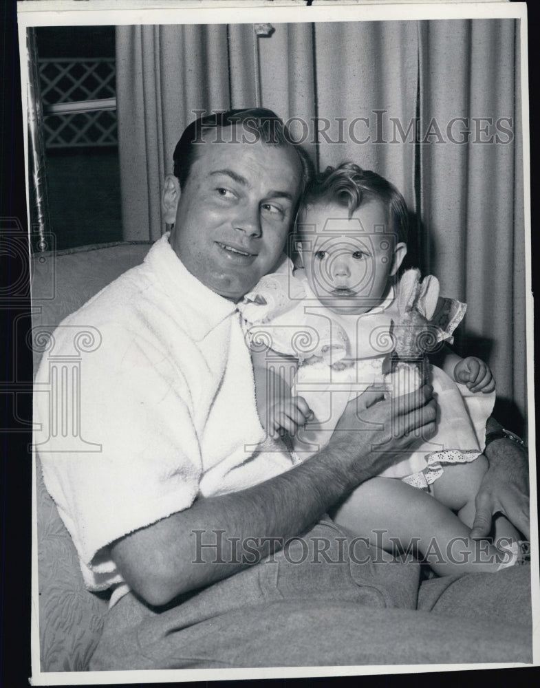 1950 Jack Parr and Daughter Randy &quot;Take It Or Leave It &quot; NBC - Historic Images