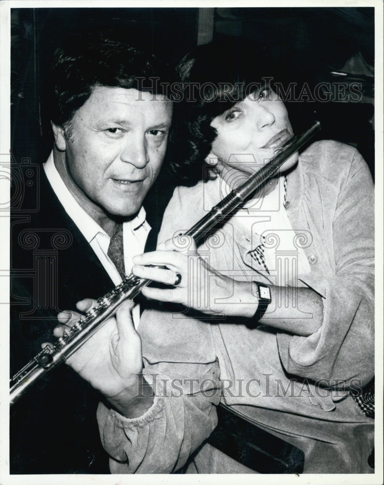 Press Photo Tommy Page and Kaye Ballard - Historic Images