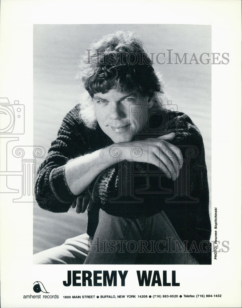 Press Photo Jeremy Wall, Singer - Historic Images