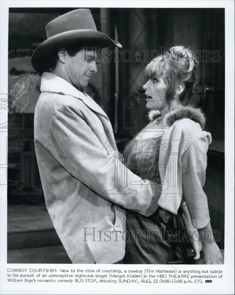 1982 Press Photo Tim Matheson Stars In Bus Stop - Historic Images