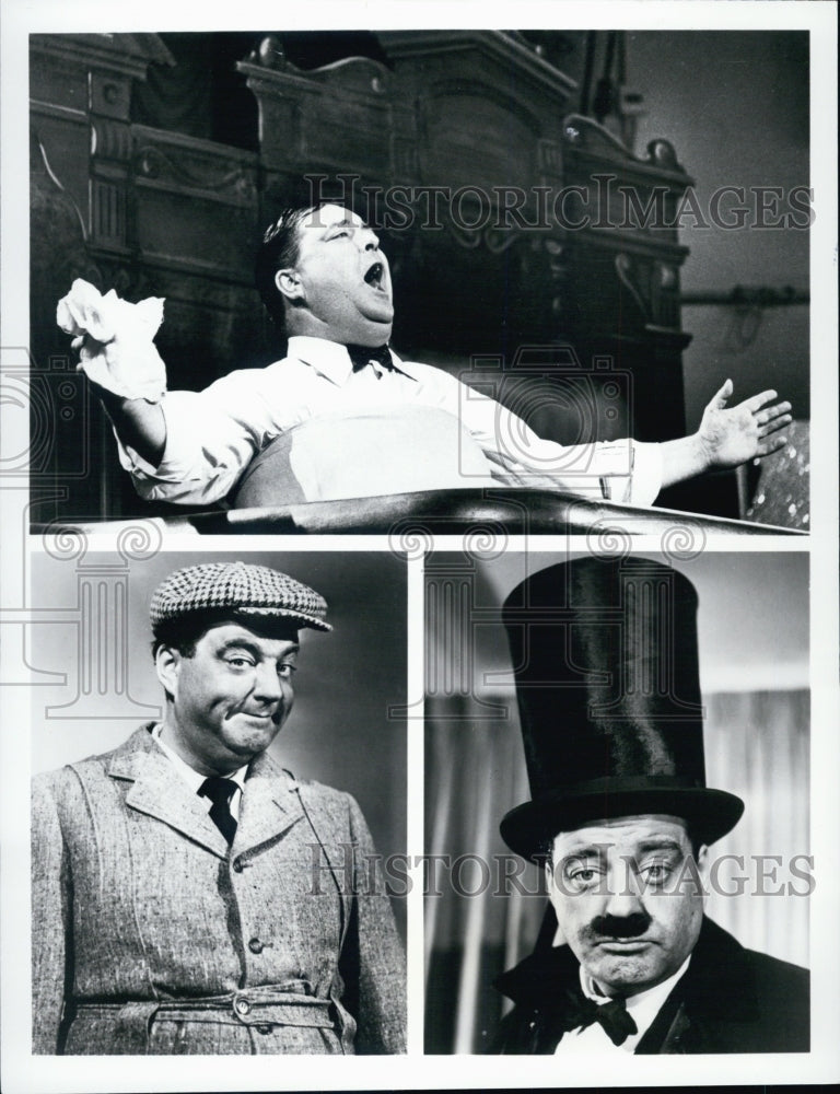 1988 Press Photo some characters of comedian Jackie Gleason - Historic Images