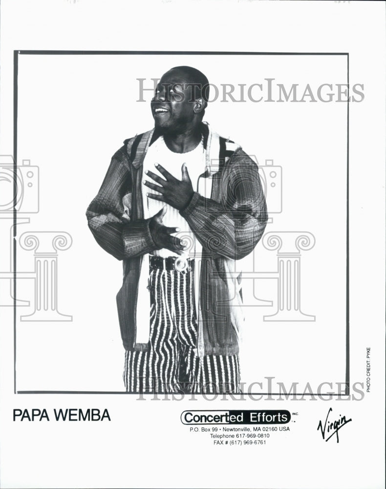 Papa Wemba ,Concerted Efforts, Virgin Records-Historic Images