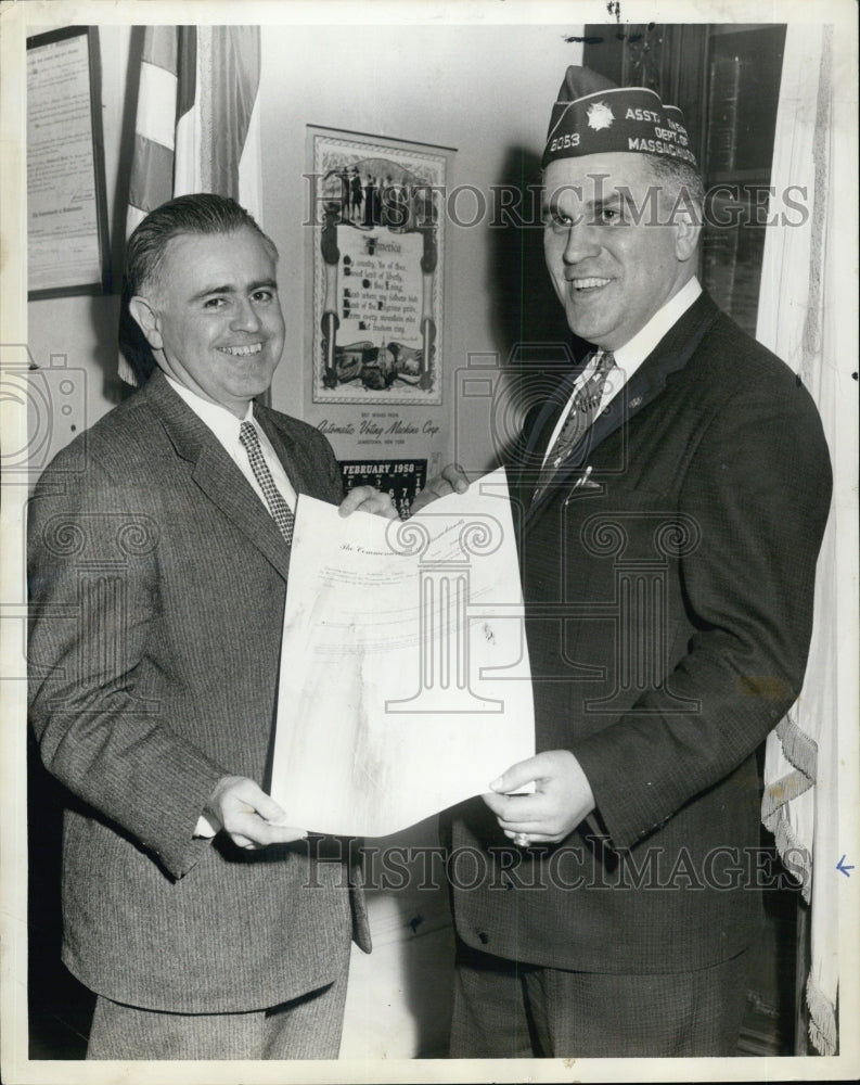 1958 Secretary State Edward Cronin Alfred O'Hare - Historic Images