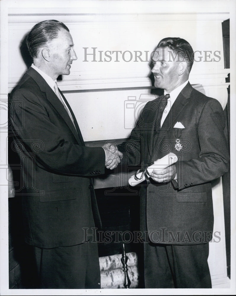 1959 Bastille Day Exercises French Consulate Pompelonne Roger Auger - Historic Images