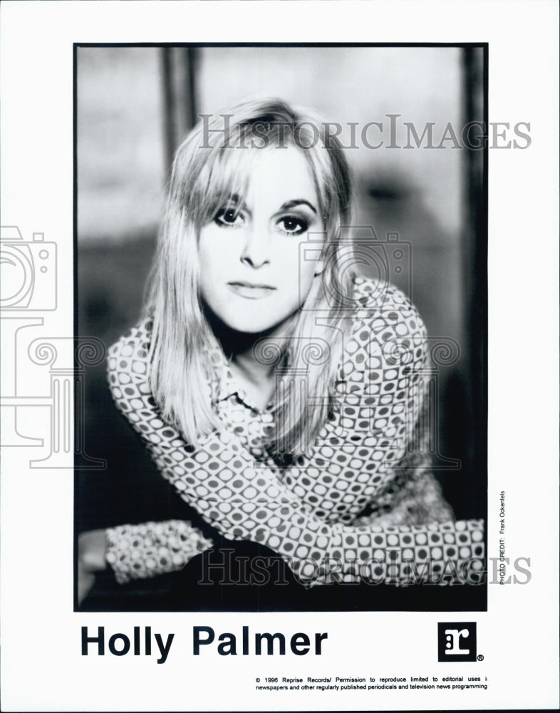 1996 Press Photo singer songwriter Holly Palmer - Historic Images