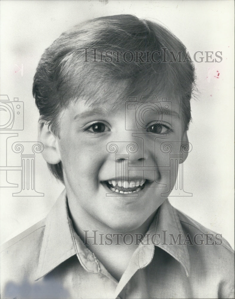 1989 Press Photo Corey Carrier Kid Comic - Historic Images