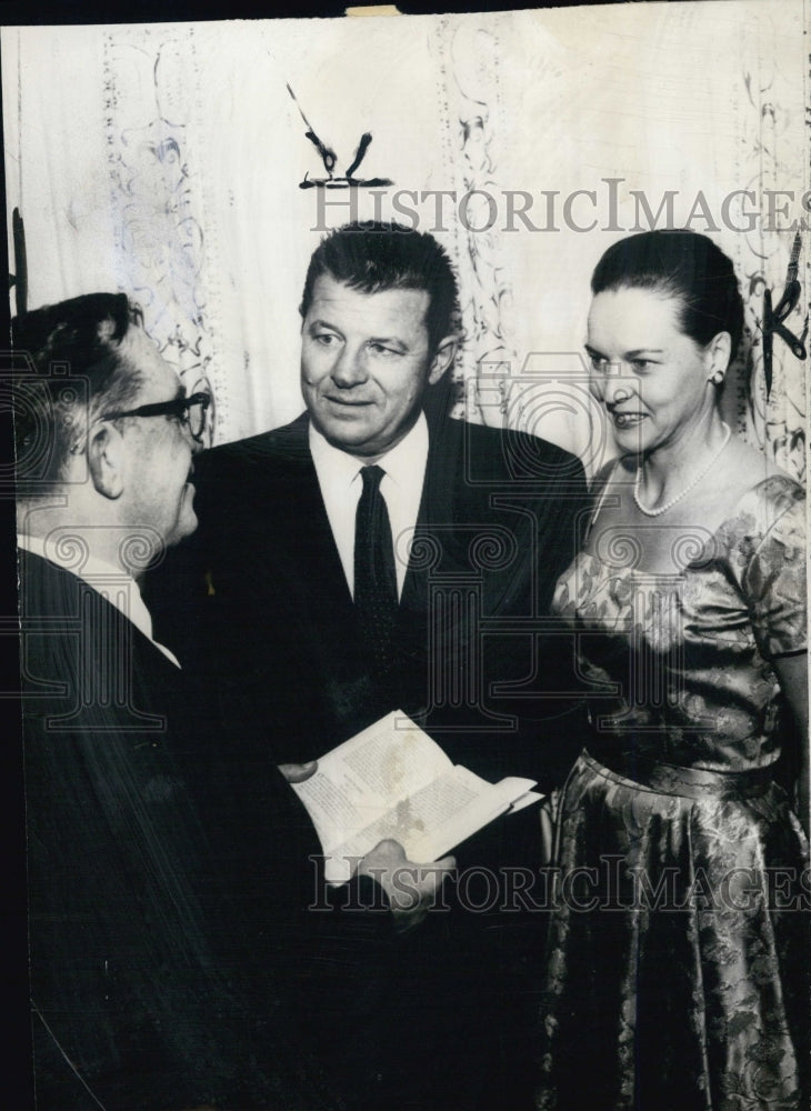 1961 Jack Carson married Mrs Sandra Jane Tucker - Historic Images