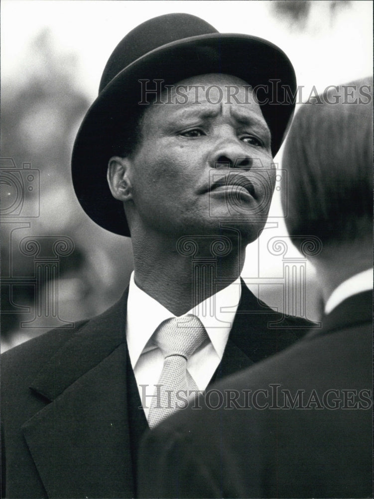 1978 Press Photo South Africa Prime Minister Paramount Chief Kaiser Matanzima - Historic Images