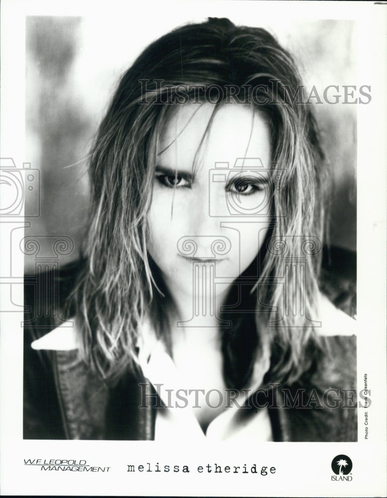 Press Photo American Singer-Songwriter and Activist Melissa Etheridge - Historic Images