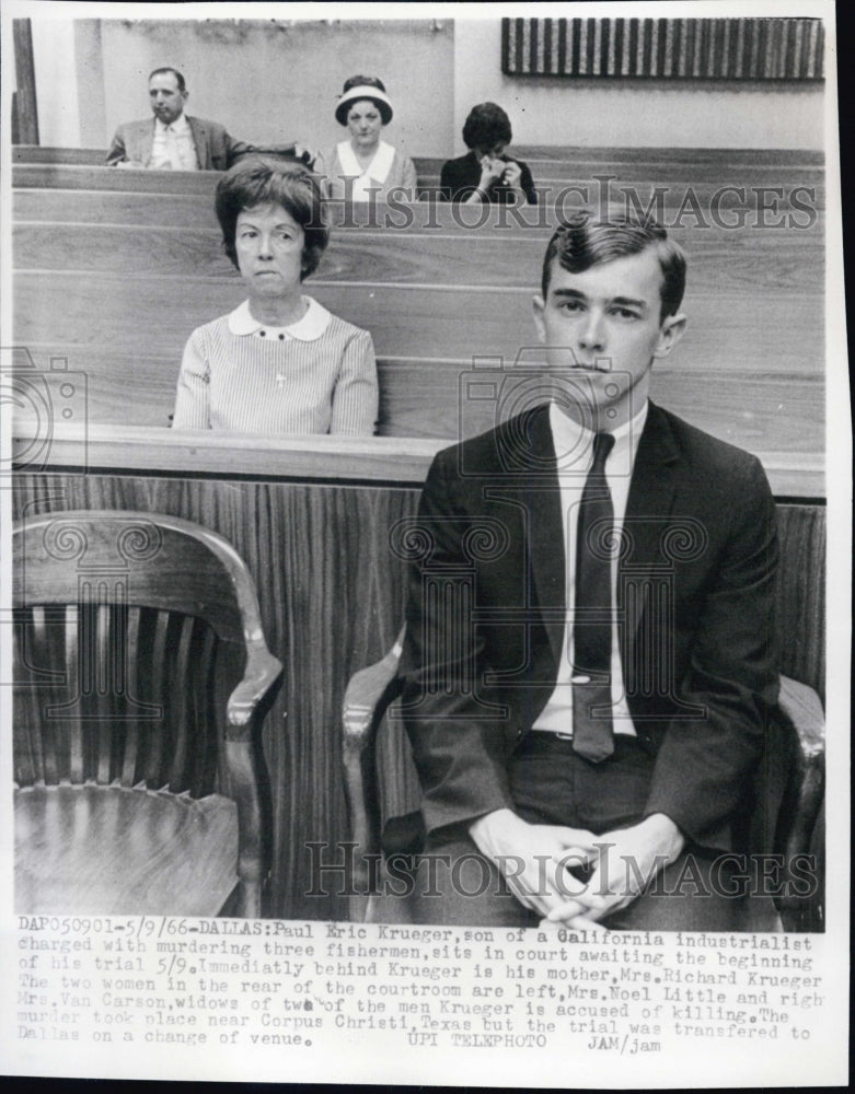 1966 Paul Eric Krueger, charged with murdering 3 fishermen - Historic Images